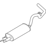 GL3Z5230B - : Exhaust Muffler for Ford: F-150 Image