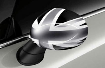 Black Jack Mirror Cap - Left - Mini (51-16-2-409-445)