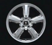 7R3Z1007C - Suspension: 18 in. X 8 in. Polished Forged Aluminum Wheel for Ford: Mustang Image