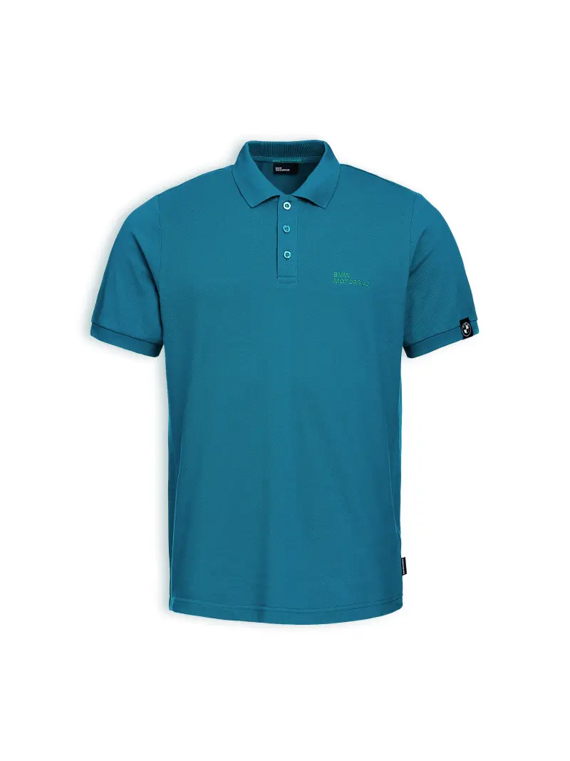 MENSPOLOSHIRTBMWMOTORRADBLUE2025 - : Mens BMW Motorrad Polo Shirt for BMW-Motorrad Image