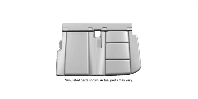 23402436 - : Jet Black Rear Driver Side Seat Cushion Cover for Chevrolet: Suburban, Tahoe | GMC: Yukon, Yukon XL Image