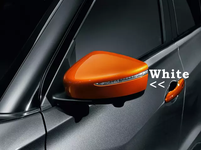 T99L25RL0A - Interior: Mirror Covers W/ Turn Signal, Color Studio for Nissan: Kicks Image