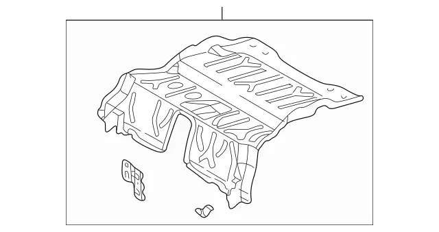 1706100161 - Body: Floor Pan Assembly for Mercedes-Benz Image
