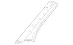 20369009251A73 - Body: Windshield Pillar Trim for Mercedes-Benz Image