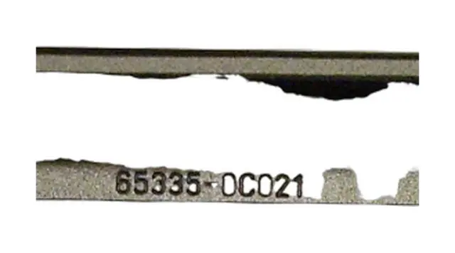 653350C080 - : Rail Side Panel Top for Toyota Image