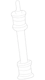 1633200032 - : 1998-2005 Mercedes-Benz - Link Rod for Mercedes-Benz: ML320, ML430, ML55 AMG Image