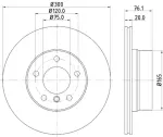 355120902 - : Disc Brake Rotor for Hella Pagid Image