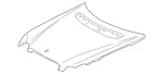 209880005728 - : Hood for Mercedes-Benz: CLK320, CLK350, CLK500, CLK55 AMG, CLK550, CLK63 AMG Image