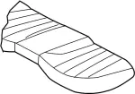 88320CS000 - Body: Seat Cover for Infiniti Image