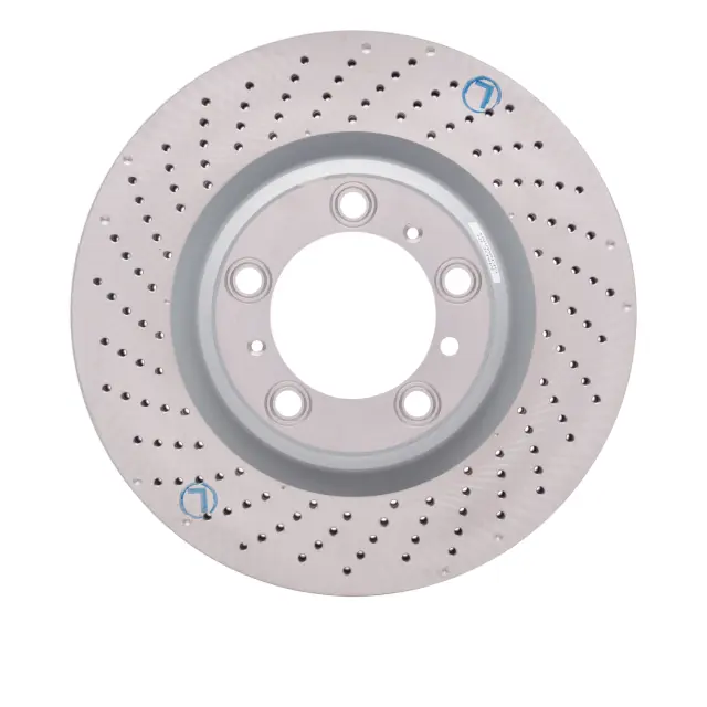 92002063D - Brakes &amp; Brake Parts: DFC Hi-Carbon Alloy Rotor - Drilled for DYNAMIC FRICTION Image
