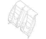 21692015477H91 - Body: Seat Back Cover for Mercedes-Benz Image