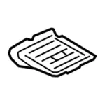 EJ7Z19893AA - Body: Louver for Lincoln: MKC Image