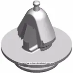 25830544 - : Rear Side Door Opening Floor Carpet Retainer Clip for GM Image