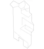 2138218600 - Detachable Parts: Mounting Frame for Mercedes-Benz: E300, E350, E43 AMG, E53 AMG, E63 AMG S Image