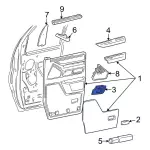 6C2Z1522635AA - Body: Cup for Ford: E-150 Econoline, E-150 Econoline Club Wagon, E-250 Econoline, E-350 Econoline, E-350 Econoline Club Wagon, Econoline Super Duty Image