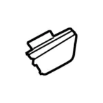 CK4Z9961694AA - Body: Outer Cover Cap for Ford: E-Transit, Transit-150, Transit-250, Transit-350, Transit-350 HD Image