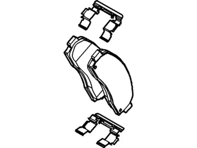 BU2Z2V001C - : Brake Pads Front for Ford Image