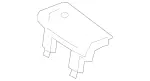 20792301227E94 - Body: Trim Cover for Mercedes-Benz Image