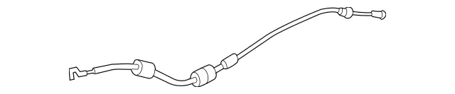 231760000464 - Front Doors: Bowden Cable for Mercedes-Benz Image