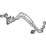 8A4Z19835D - HVAC: Suction Hose for Ford: Flex, Taurus X Image