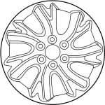 D03MM1LB4A - : Aluminum Wheel for Infiniti Image