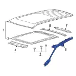 LB5Z7855114EA - : Roof Rail for Ford: Explorer Image