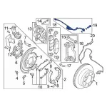 PC3Z2282B - Brakes: Flex Hose for Ford Image