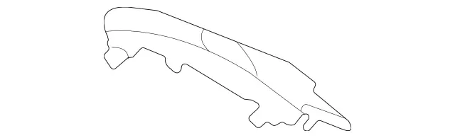 223720030164 - Front Door: Trim Strip for Mercedes-Benz: 350SD, Maybach S580, Maybach S680, S500, S580, S580e, S63 AMG E Performance Image