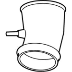 7R3Z9B659AA - Engine: Hose for Ford: Mustang Image