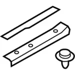 FT4Z5813208BC - Body: Front Sill Plate for Ford: Edge Image