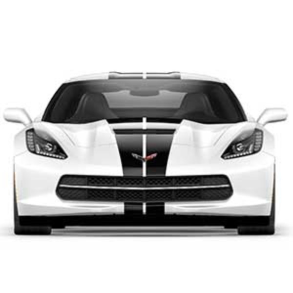 22989158 - Accessories: Dual Racing Stripe Package in Carbon Flash for ACDelco Image