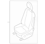 91019049G66 - Body: Seat Assembly for Mercedes-Benz Image