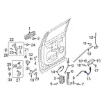 FL3Z16266A46M - Body: Release Cable for Ford: F-150, F-250 Super Duty, F-350 Super Duty, F-450 Super Duty Image