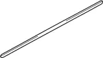 828202Y000 - Body: Belt Weather-strip for Infiniti Image