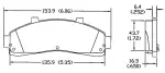 13050489 - : Disc Brake Pad Set for OmniParts Image