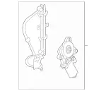 4637300746 - : Window Lifter for Mercedes-Benz: G55 AMG, G550, G550 4x4, G63 AMG, G65 AMG Image