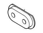 5S4Z19B588AA - HVAC: Evaporator Case Seal for Ford Image