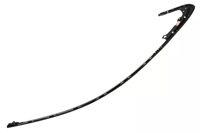 Bright Chrome Passenger Side Front Side Door Window Upper Reveal Molding - GM (23173662)