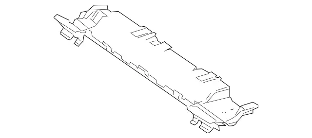 2185050688 - Radiator: Cover for Air Inlet for Mercedes-Benz: CLS550, E550 Image image