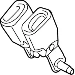 8F9Z74613D48AA - Electrical: Buckle End for Ford Image