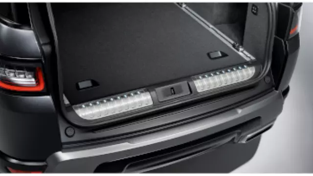 VPLWS0211PVJ - Interior: Loadspace Tread Plate Finisher, Illuminated for Land-Rover Image