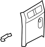 969303EV0A - : Rear Panel for INFINITI: FX37, FX50, QX70 Image