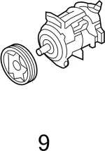 926605CA0A - HVAC: Clutch &amp; Pulley for Infiniti Image