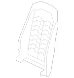9102310 - Body: Seat Back Frame for Mercedes-Benz Image