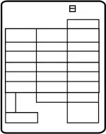 243136HA0A - : Fuse Box Label for Infiniti Image