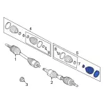 LJ9Z3A331F - Universals &amp; Rear Axle: Boot Kit for Ford: Mustang Mach-E Image