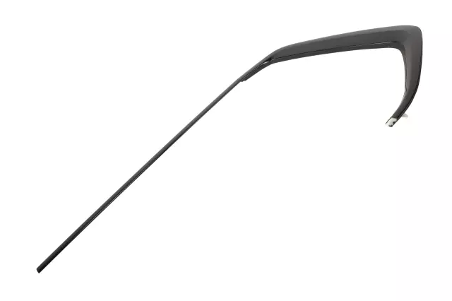 Black Rear Driver Side Door Window Upper Reveal Molding - GM (84838706)