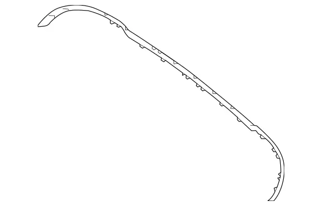 2138850321 - Detachable Parts: Trim Strip for Mercedes-Benz: E300, E350, E43 AMG, E53 AMG, E63 AMG S Image image