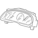 2C3Z10849CB - Body: Cluster Assembly for Ford: F-250 Super Duty, F-350 Super Duty, F-450 Super Duty, F-550 Super Duty Image
