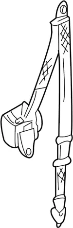 8684410Y19 - : Seat Belt Assembly for Infiniti Image